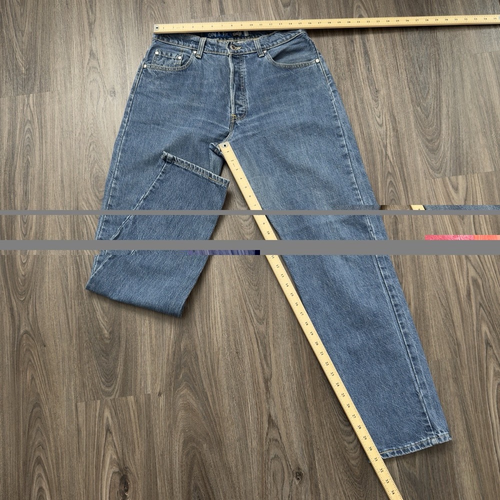 Vintage Levi's SilverTab Jeans Medium 13/14 Blue Guy's Fit Straight Denim - Picture 6 of 9